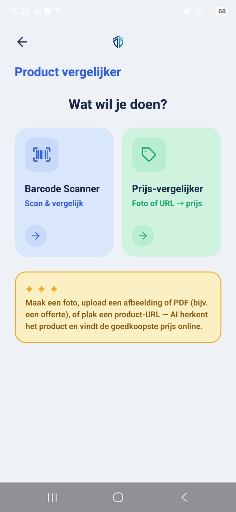 iSaive-app: productvergelijker met barcode-scanner en prijsvergelijking via foto of link